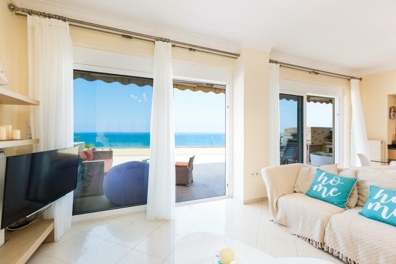 Apartament Elytis Panoramic View Retimno Zewnętrze zdjęcie